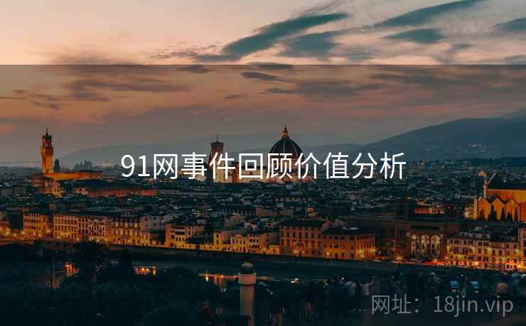91网事件回顾价值分析