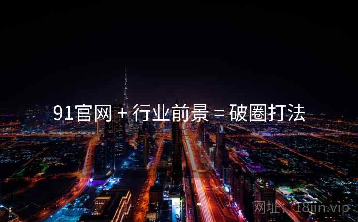 91官网 + 行业前景 = 破圈打法